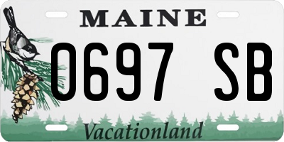 ME license plate 0697SB