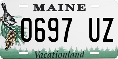 ME license plate 0697UZ