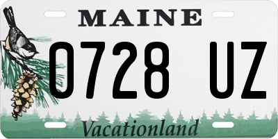 ME license plate 0728UZ