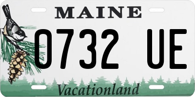 ME license plate 0732UE