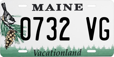 ME license plate 0732VG