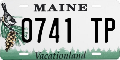 ME license plate 0741TP