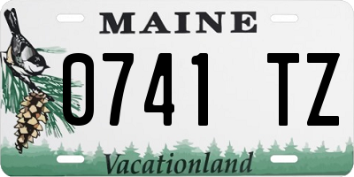 ME license plate 0741TZ