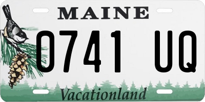 ME license plate 0741UQ