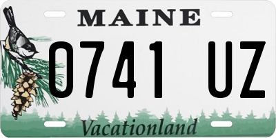 ME license plate 0741UZ