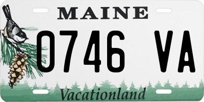 ME license plate 0746VA