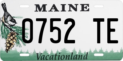 ME license plate 0752TE