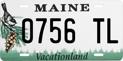 ME license plate 0756TL