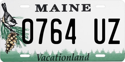 ME license plate 0764UZ