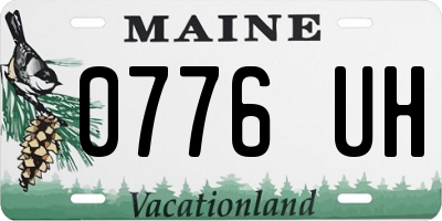 ME license plate 0776UH