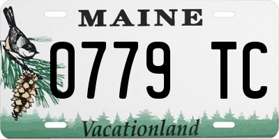 ME license plate 0779TC