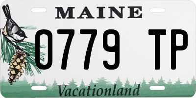 ME license plate 0779TP
