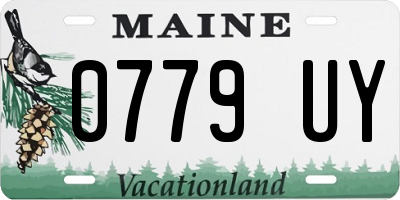 ME license plate 0779UY