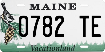ME license plate 0782TE