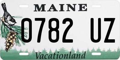 ME license plate 0782UZ