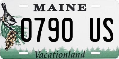 ME license plate 0790US