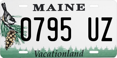 ME license plate 0795UZ