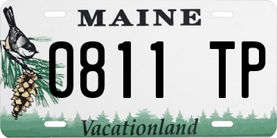 ME license plate 0811TP