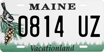 ME license plate 0814UZ