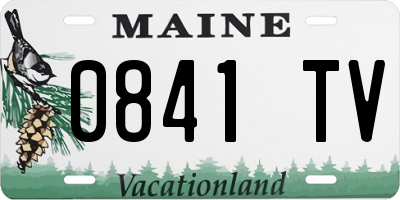 ME license plate 0841TV