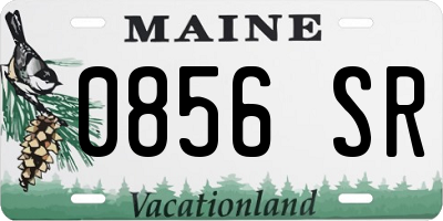 ME license plate 0856SR