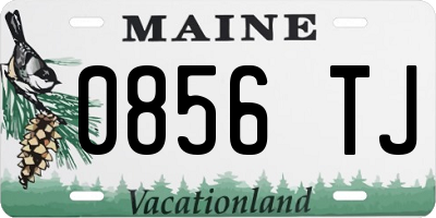ME license plate 0856TJ