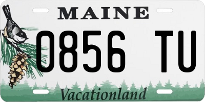 ME license plate 0856TU
