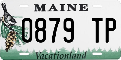 ME license plate 0879TP