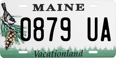 ME license plate 0879UA