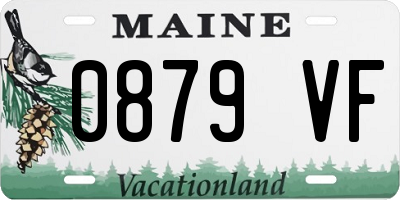 ME license plate 0879VF
