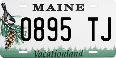 ME license plate 0895TJ