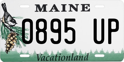 ME license plate 0895UP