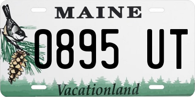 ME license plate 0895UT