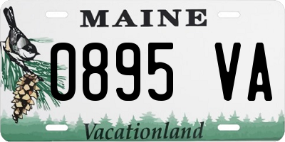 ME license plate 0895VA