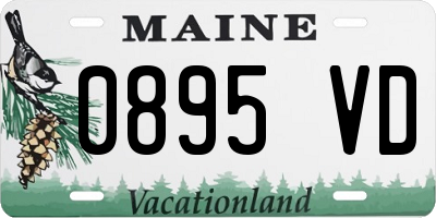 ME license plate 0895VD