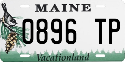 ME license plate 0896TP