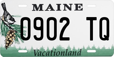 ME license plate 0902TQ