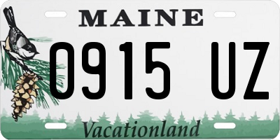 ME license plate 0915UZ