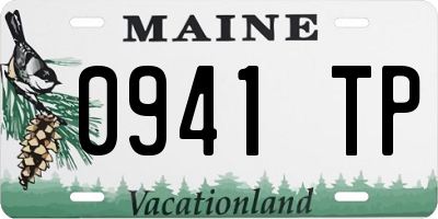 ME license plate 0941TP