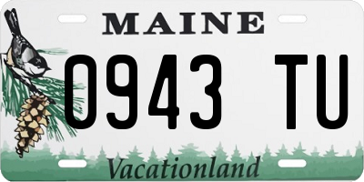 ME license plate 0943TU
