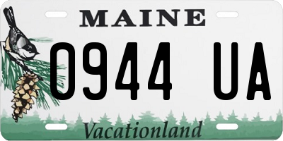 ME license plate 0944UA