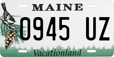 ME license plate 0945UZ