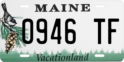 ME license plate 0946TF