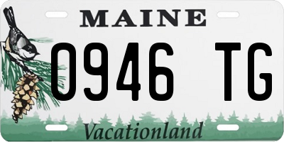 ME license plate 0946TG