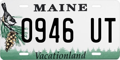 ME license plate 0946UT