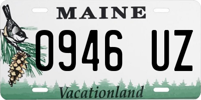 ME license plate 0946UZ