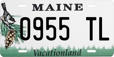 ME license plate 0955TL