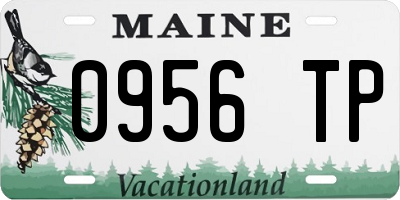 ME license plate 0956TP