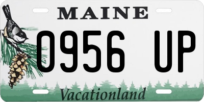 ME license plate 0956UP
