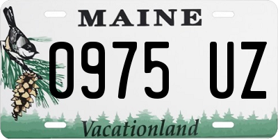 ME license plate 0975UZ